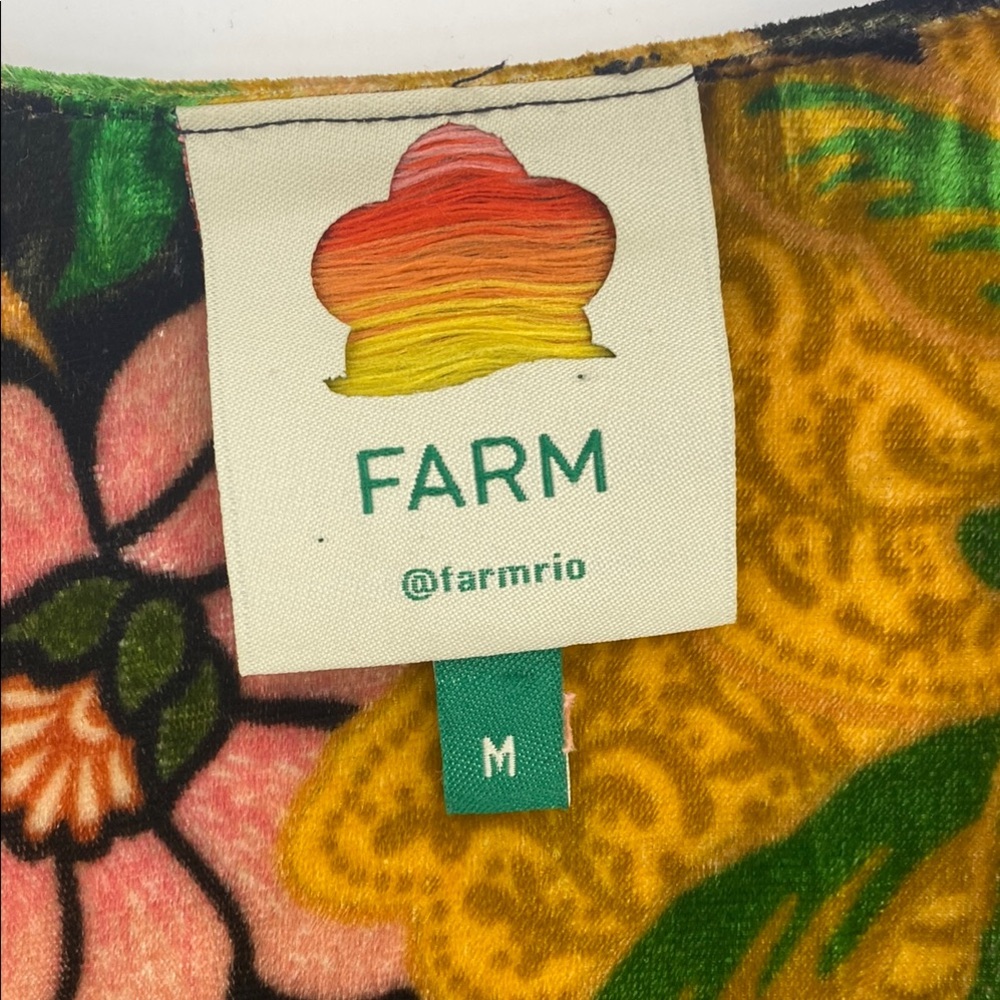 FARM RIO Garden Velvet Dress - Picture 3 of 16